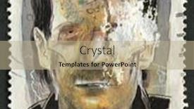  Presentation with horror - Audience pleasing presentation design consisting of uk-circa-1997-a-stamp backdrop and a coral colored foreground