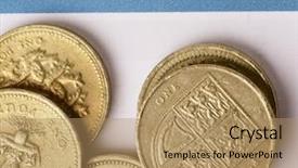  Presentation with british - Slide set with uk on a british tax background and a coral colored foreground