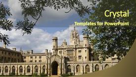  Presentation with england - Audience pleasing PPT layouts consisting of uk university - st johns college cambridge england backdrop and a tawny brown colored foreground