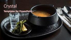  Presentation with vodka - Colorful slide set enhanced with ukha-soup-and-vodka backdrop and a wine colored foreground