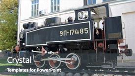  Presentation with ukraine - Audience pleasing PPT theme consisting of ukraine campus historical area steam backdrop and a dark gray colored foreground