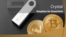  Presentation with hardware - Beautiful slide deck featuring ukraine-rovno-on-4-december backdrop and a dark gray colored foreground