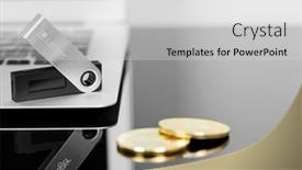  Presentation with cryptocurrency - Presentation theme featuring ukraine-rovno-on-february-26 background and a light gray colored foreground