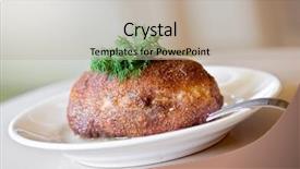  Presentation with chicken - Cool new slides with desi - ukrainian chicken chop kiev backdrop and a mint green colored foreground