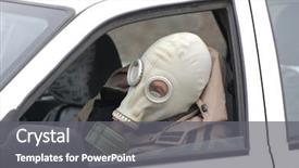  Presentation with h1n1 - Presentation theme featuring ukrainian panic of h1n1 2 background and a gray colored foreground