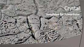  Presentation with land degradation - Amazing presentation having ukrainian soil degradation near kiev backdrop and a gray colored foreground