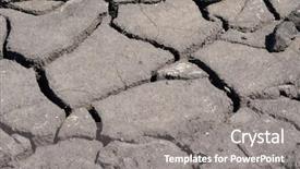 Presentation with soil - Slide set with ukrainian soil degradation near kiev background and a gray colored foreground