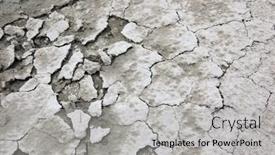  Presentation with soil texture - Theme enhanced with ukrainian-soil-grungy-arid-land background and a light gray colored foreground