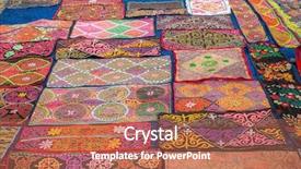  Presentation with mongolian - PPT layouts with ulaanbaatar - mongolian rugs selling background and a coral colored foreground