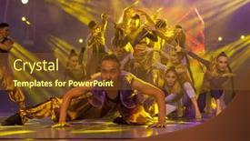  Presentation with theater - Slides enhanced with ulan-ude-buryatia-russia background and a tawny brown colored foreground