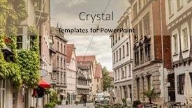  Presentation with danube - Slides having ulm-germany-may-12-2014 background and a coral colored foreground