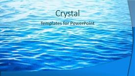  Presentation with water ripple - Theme with ultimate - resort pool cool water reflection background and a cool aqua colored foreground