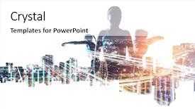  Presentation with title - Beautiful PPT theme featuring ultimate - she is going to get backdrop and a white colored foreground