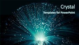  Presentation with fiber optics - Amazing presentation having ultra fast internet communications thin backdrop and a navy blue colored foreground