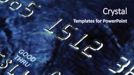  Presentation with banking - PPT theme consisting of busses background and a tawny brown colored foreground.