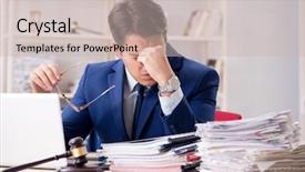  Presentation with court - PPT layouts consisting of umpire - young handsome judge working background and a  colored foreground