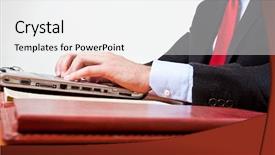  Presentation with cyber stalking computer laptop suffering - Audience pleasing PPT layouts consisting of umts - closeup of a worker using backdrop and a  colored foreground