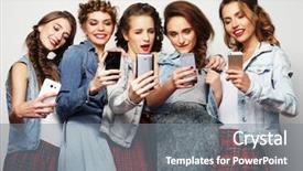  Presentation with healthcare technology internet of things - Amazing PPT layouts having umts - lifestyle technology and internet concept backdrop and a gray colored foreground