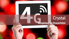  Presentation with cantonese opera dummy text - PPT theme enhanced with umts - tablet pc with text 4g background and a tawny brown colored foreground