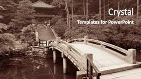  Presentation with historical building - Slides having un buliding - shrine with historical building background and a tawny brown colored foreground