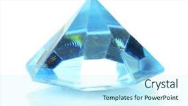  Presentation with diamond - Presentation design enhanced with unbreakable - diamond isolated on white background and a  colored foreground