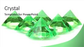  Presentation with diamonds - Audience pleasing presentation theme consisting of unbreakable - diamonds isolated on white backdrop and a  colored foreground