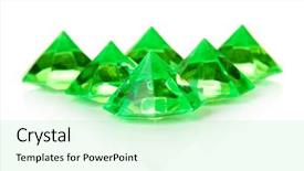  Presentation with diamonds - Amazing PPT theme having unbreakable - diamonds isolated on white backdrop and a  colored foreground