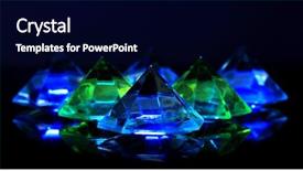  Presentation with diamonds - Beautiful PPT layouts featuring unbreakable - diamonds on dark color background backdrop and a  colored foreground