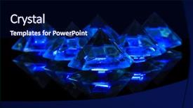  Presentation with diamonds - Presentation design consisting of unbreakable - diamonds on dark color background background and a  colored foreground