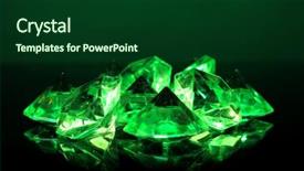  Presentation with diamonds - Presentation consisting of unbreakable - diamonds on dark color background background and a  colored foreground