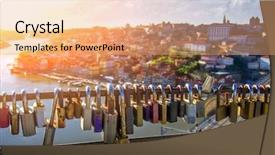  Presentation with rustic wedding love hearts - Amazing theme having unbreakable - group of love padlocks attached backdrop and a coral colored foreground