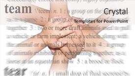  Presentation with show - PPT theme enhanced with unbreakable - hands grouped together to show background and a  colored foreground