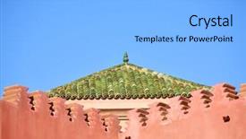  Presentation with moroccan - Audience pleasing slides consisting of unbreakable - moroccan architecture backdrop and a  colored foreground