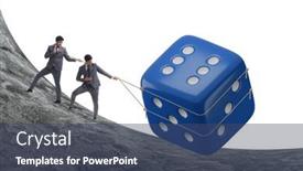  Presentation with uncertainty - Presentation with uncertainty-concept-with-businessman background and a  colored foreground