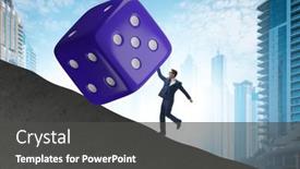  Presentation with uncertainty - Presentation with uncertainty-concept-with-businessman background and a dark gray colored foreground