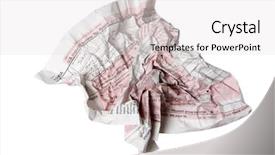  Presentation with tax - Colorful slide set enhanced with uncle sam - crumbled tax form on white backdrop and a white colored foreground