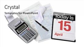  Presentation with tax - PPT layouts featuring uncle sam - tax time background and a white colored foreground