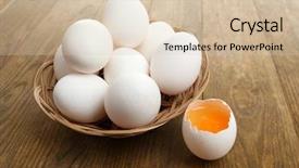  Presentation with close up wooden decking - Audience pleasing presentation consisting of uncommon - eggs on wooden table close-up backdrop and a lemonade colored foreground