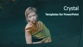  Presentation with body tissues - Audience pleasing PPT theme consisting of unconventional - beautiful fashion girl posing body backdrop and a tawny brown colored foreground