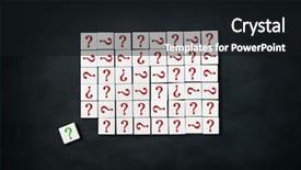  Presentation with wrong and right way - Audience pleasing PPT theme consisting of unconventional strategies - asking the right question backdrop and a black colored foreground