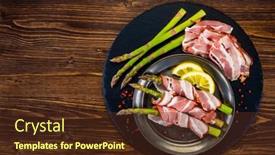  Presentation with asparagus - 