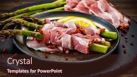  Presentation with asparagus - 