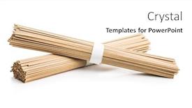  Presentation with noodles - Slide set with uncooked-soba-noodles-traditional-japanese background and a white colored foreground