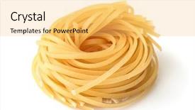  Presentation with carbohydrates carbohydrate pasta rice - Colorful theme enhanced with uncooked tagliolini pasta nest isolated backdrop and a yellow colored foreground