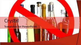  Presentation with alcohol white - Amazing PPT theme having  backdrop and a  colored foreground