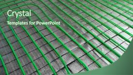  Presentation with pipeline - Amazing slides having underfloor heating green pipeline installation backdrop and a ocean colored foreground