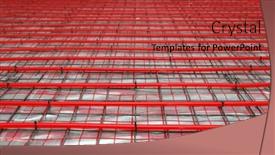  Presentation with construction red - PPT layouts enhanced with underfloor-heating-in-construction background and a red colored foreground
