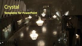  Presentation with underground cable - PPT theme with underground cable - chapel of saint kinga background and a tawny brown colored foreground