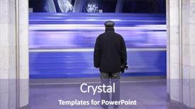  Presentation with metro rail tunnels - Beautiful theme featuring underground economy - metro s passenger on station backdrop and a  colored foreground