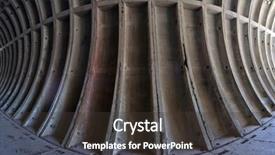  Presentation with decay - Beautiful slide deck featuring underground economy - urban decay kiev backdrop and a dark gray colored foreground